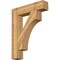 Ekena Millwork Westlake Block Rough Sawn Bracket, Western Red Cedar, 6"W x 30"D x 38"H BKT06X30X38WTL05RWR - alternate 1